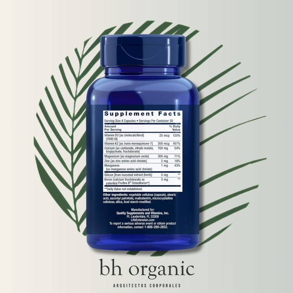 Bone Restore Vitamin With K2, 120 Caps | Life Extension