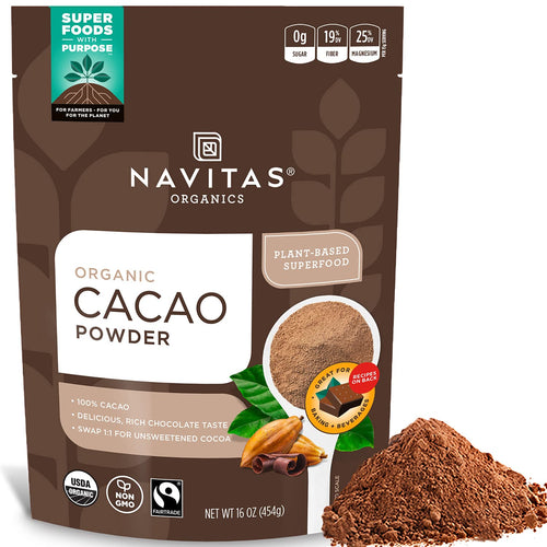 Organic Cacao Powder 454 G