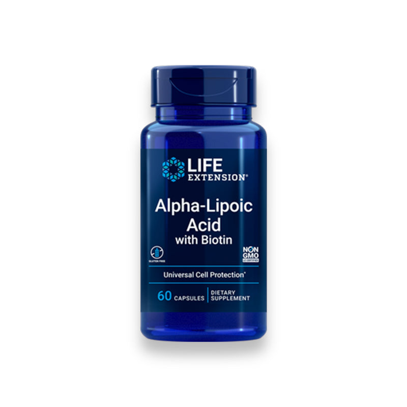 Super Alpha- Acido lipoico con biotina 250 mg  60 caps