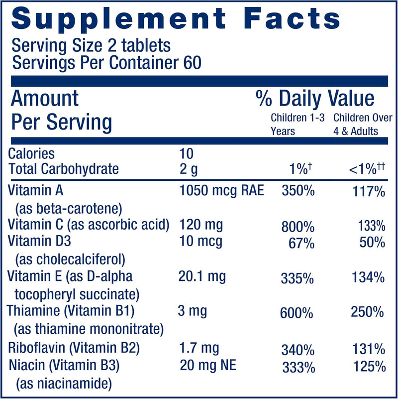 Mix Children´s Formula 120 Chewable Tabs | Life Extension