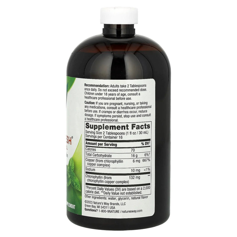 ✨ CHLOROFRESH CLOROFILA LIQUIDA 480 ML NATURE´S WAY
