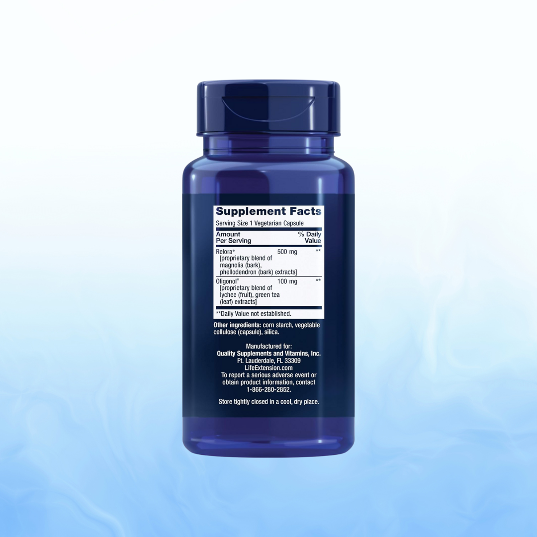 Cortisol Stress Balance Life Extension 30 Cápsulas Vegetales | Manejo del Estrés y Bienestar Diario | bhorganic