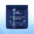 Creatine & Acetyl-L-Carnitine Energy Plus Life Extension - 231g | Energía y Rendimiento | bhorganic