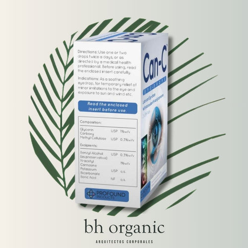 Can-C Gotas para los Ojos con N-Acetilcarnosina (2 goteros de 5 ml)