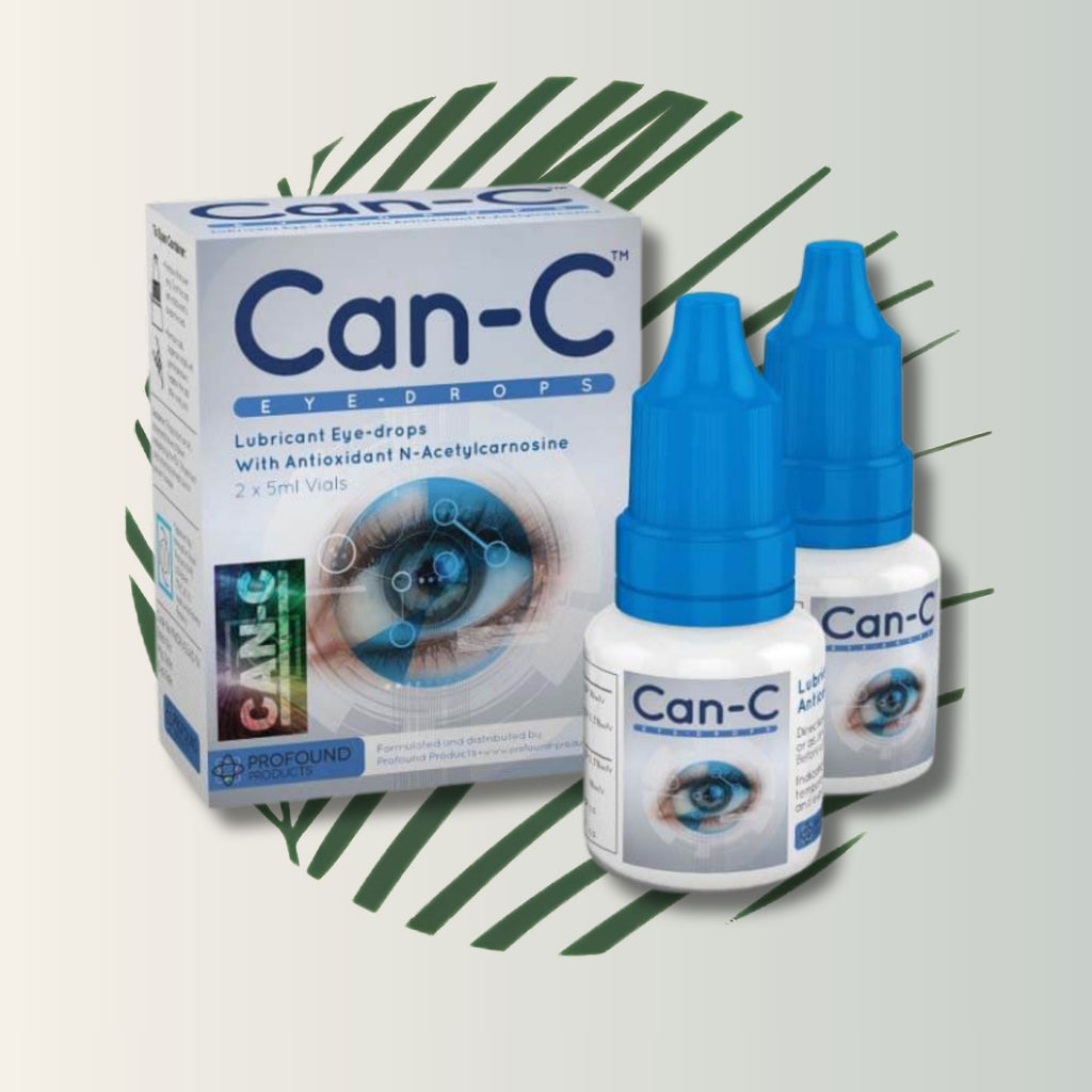 Can-C Gotas para los Ojos con N-Acetilcarnosina (2 goteros de 5 ml)