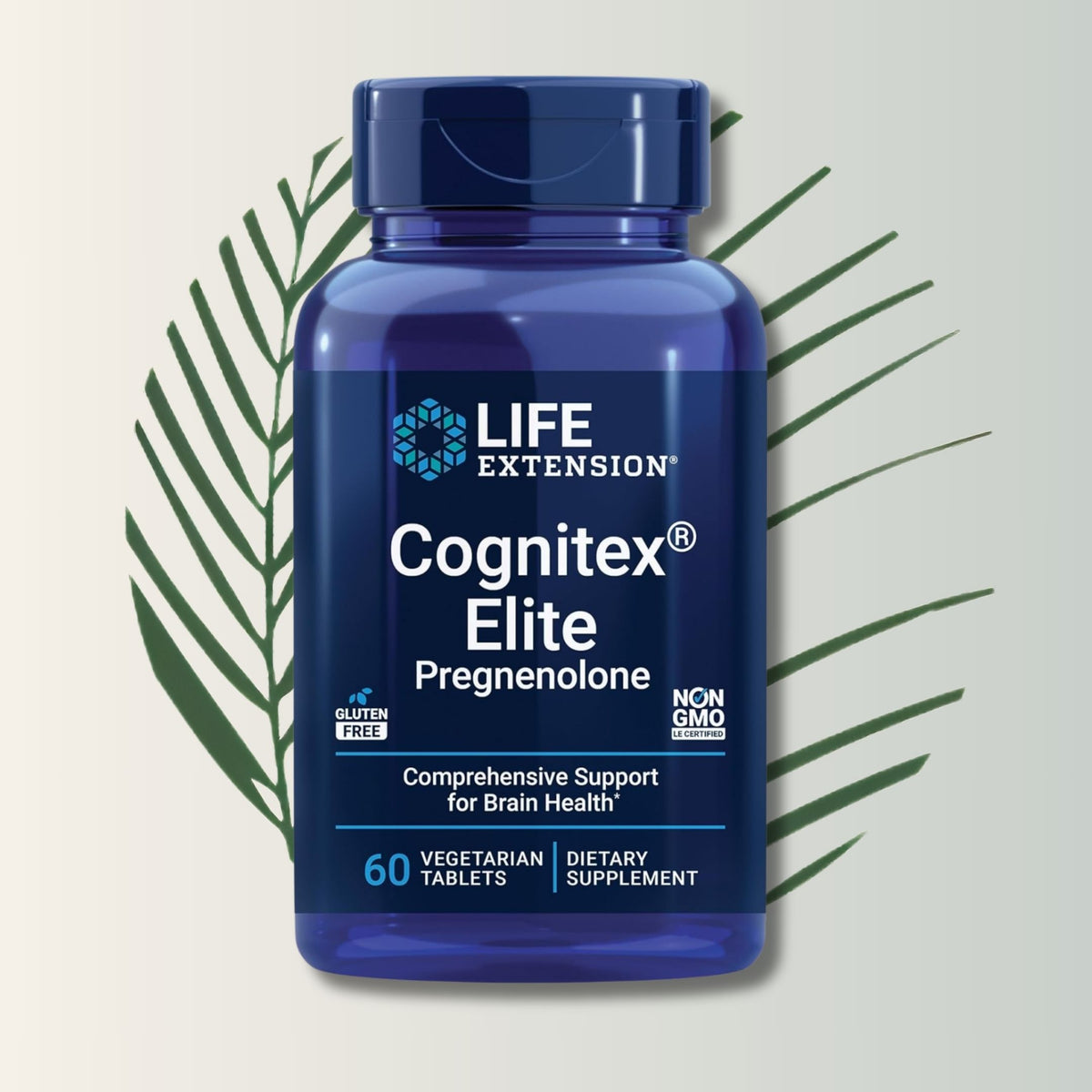 Cognitex Elite Pregnenolone 60 Veg Tablets | Life Extension
