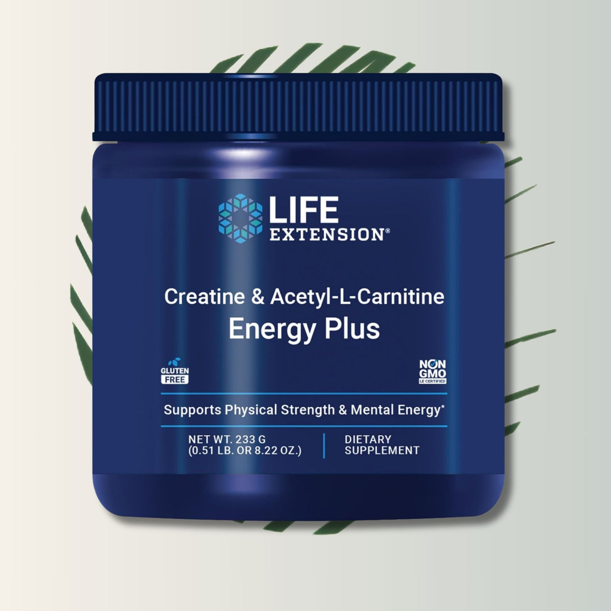 Creatine & Acetyl-L-Carnitine Energy Plus Life Extension - 231g | Energía y Rendimiento | bhorganic