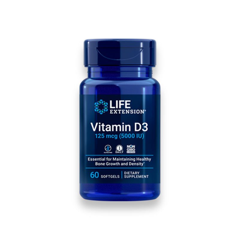 Vitamina D3, 60 softgels