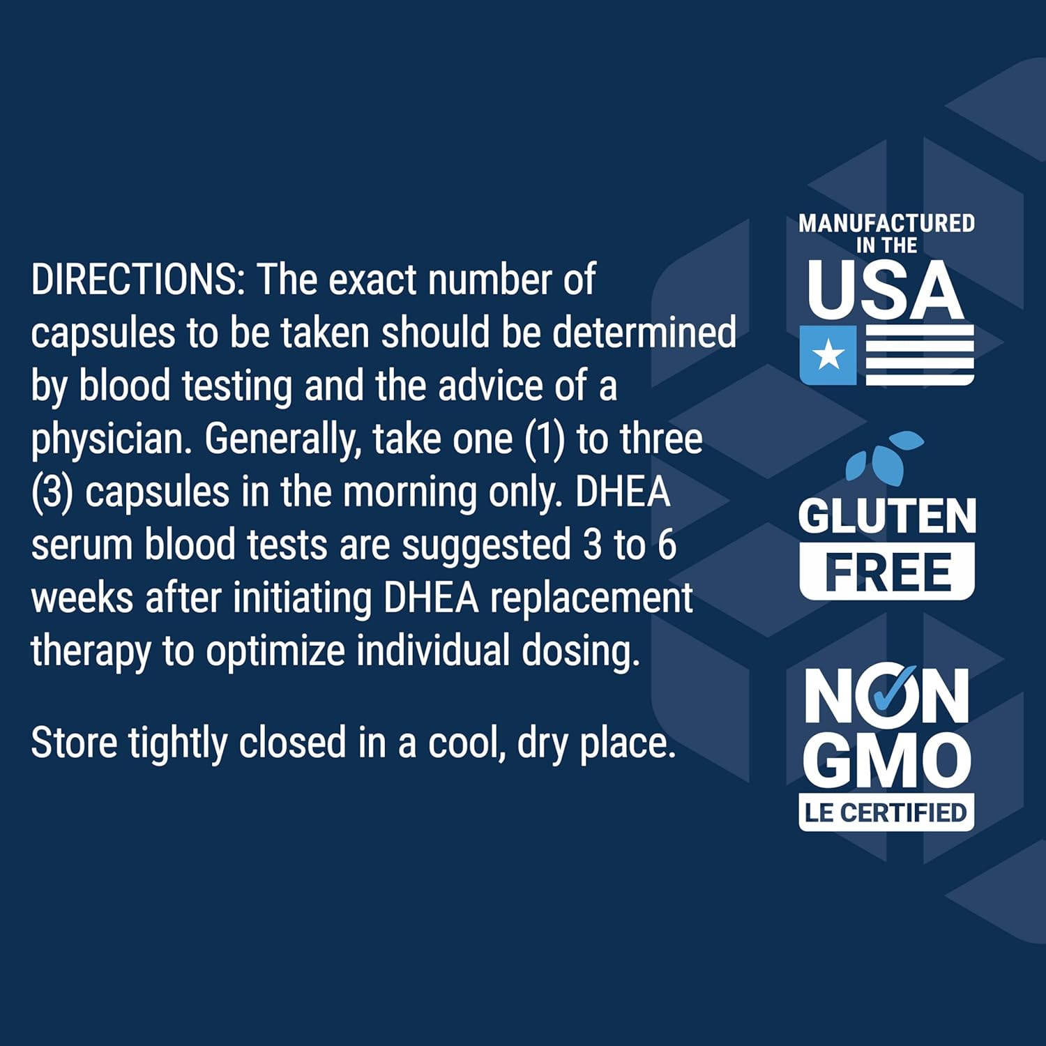 DHEA 100 Mg 60 Caps | Life Extension