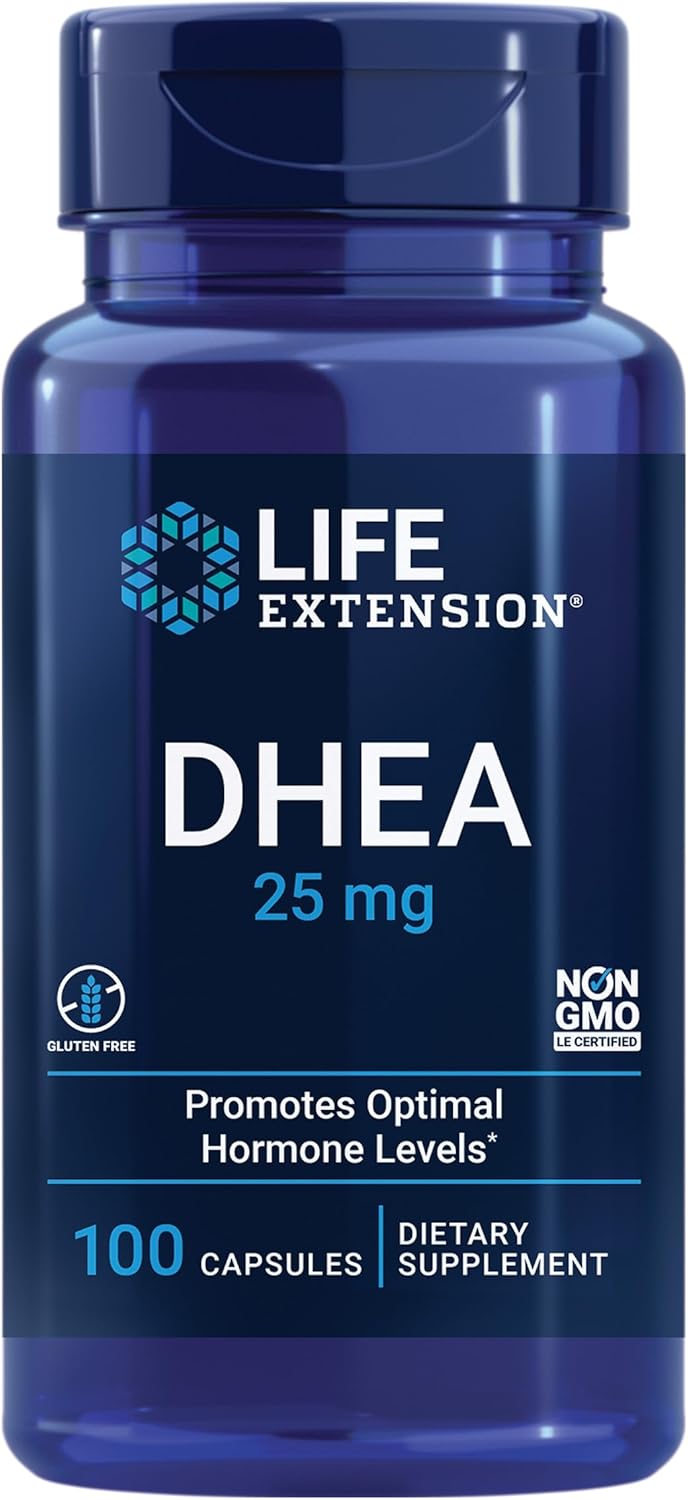 DHEA 25 Mg – Life Extension (100 Cápsulas Vegetarianas)