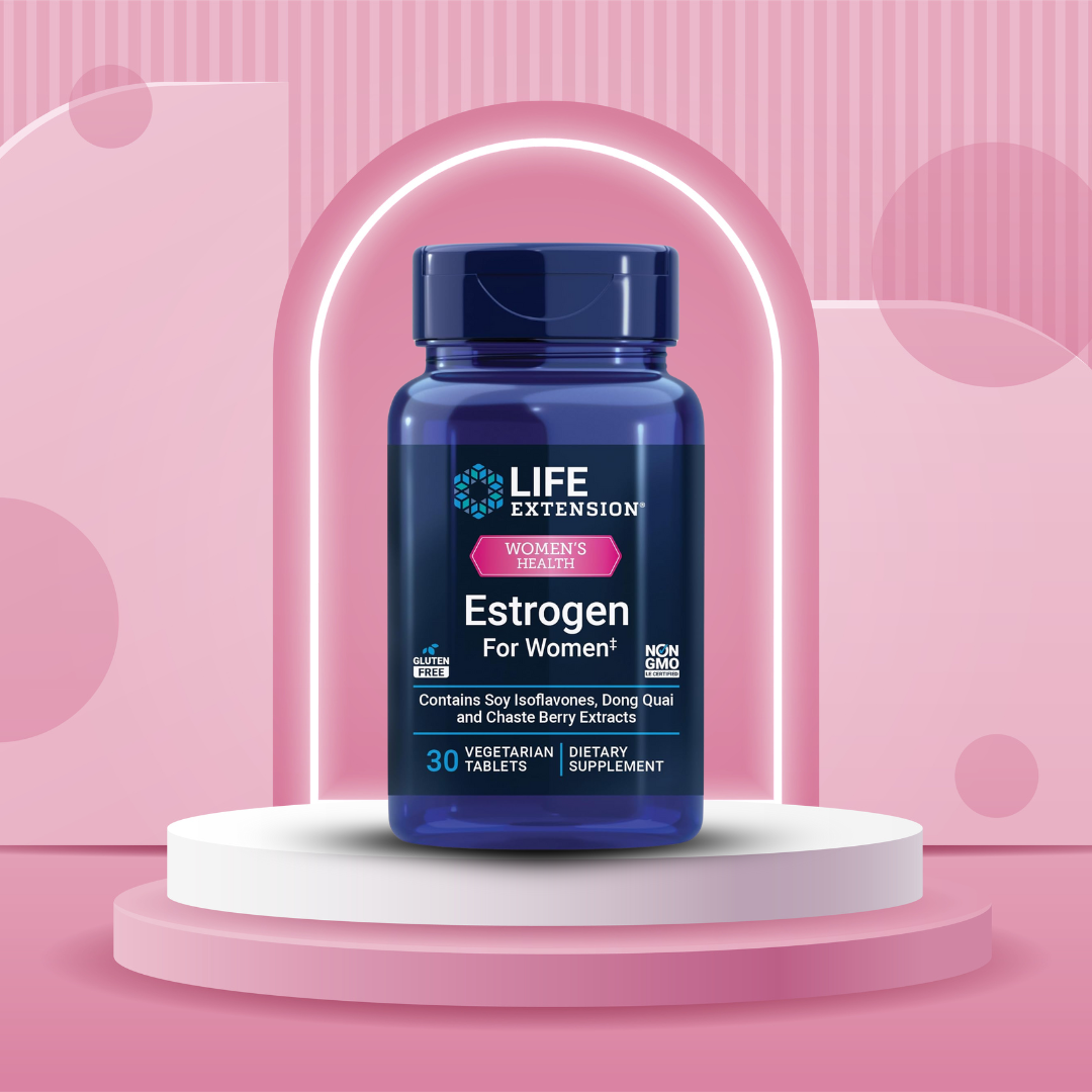 Estrogen For Women Life Extension (30 Tabletas Vegetarianas)