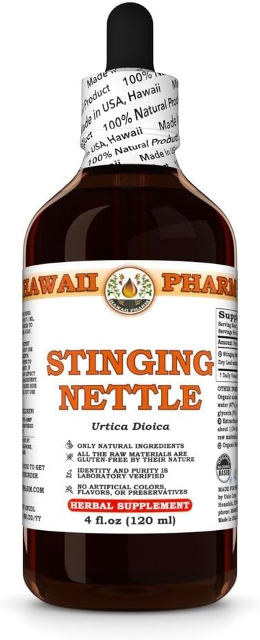 Extracto de Ortiga Orgánica Líquido - 4 Oz | Bienestar Urinario y Articular | bhorganic