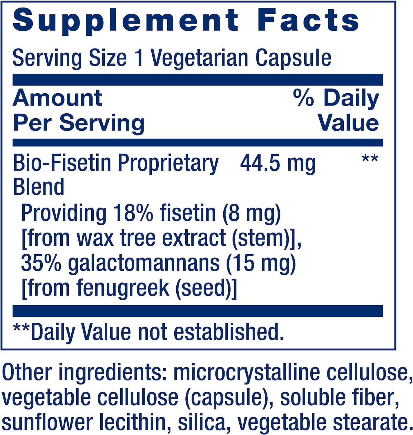 Bio-Fisetin Life Extension - 30 Cápsulas | Senolítico Natural | Longevidad Celular | bhorganic