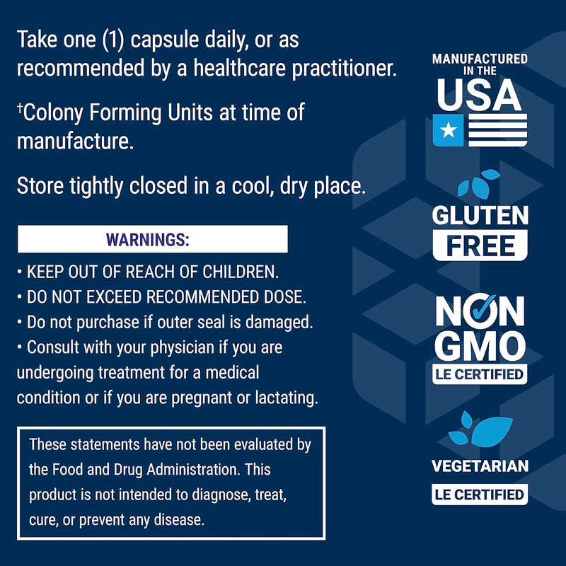 FLORASSIST Probiotic GI con Tecnología de Fagos Life Extension - 30 Cápsulas | Salud Digestiva | bhorganic