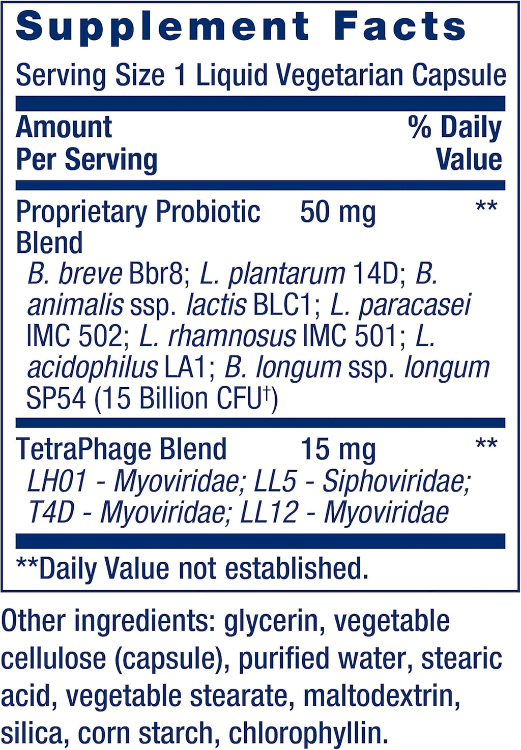 FLORASSIST Probiotic GI con Tecnología de Fagos Life Extension - 30 Cápsulas | Salud Digestiva | bhorganic