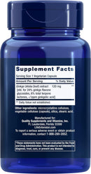 Ginkgo Biloba 120 Mg 365 Caps | Life Extension