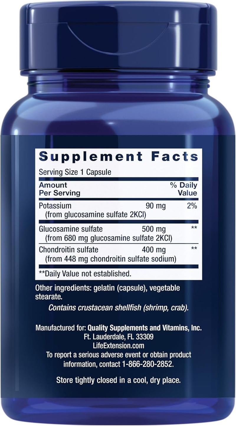 Glucosamine / Chondroitin 90 Caps | Life Extension