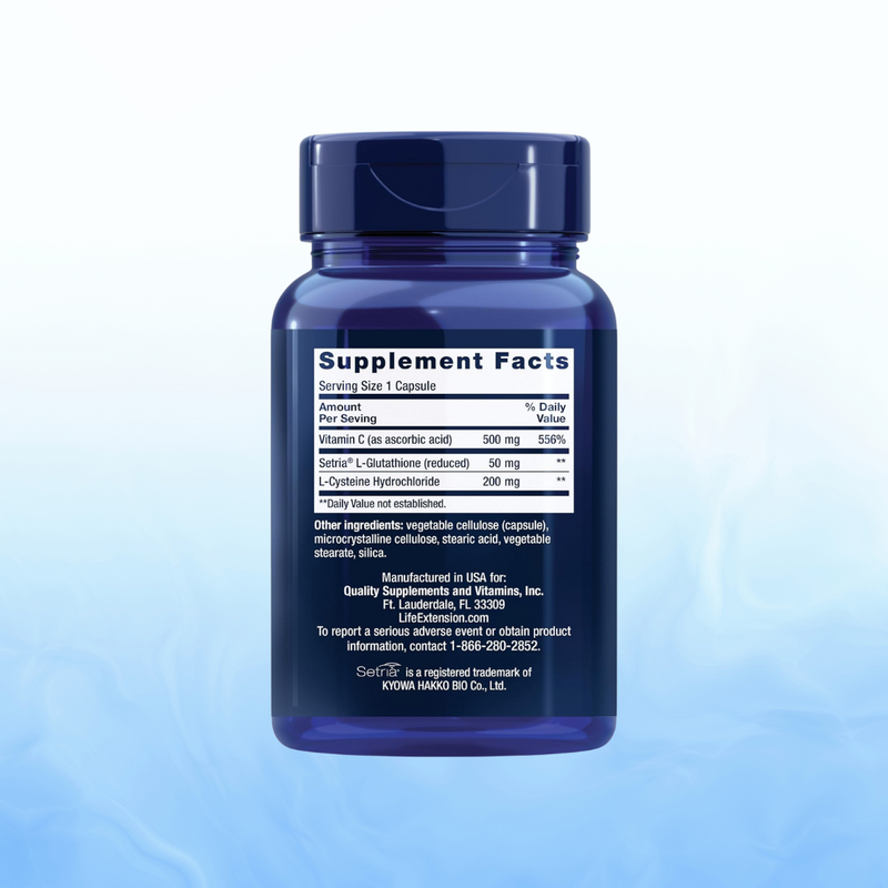 Glutathione Cysteine & C 100 Caps | Life Extension
