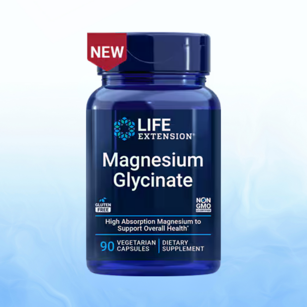 Magnesio Glicinato Life Extension 120 Cápsulas Vegetarianas