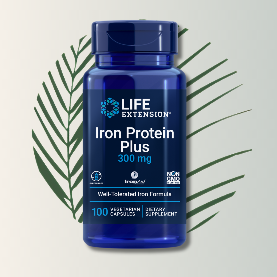 Iron Protein Plus 300 Mg 100 Caps | Life Extension