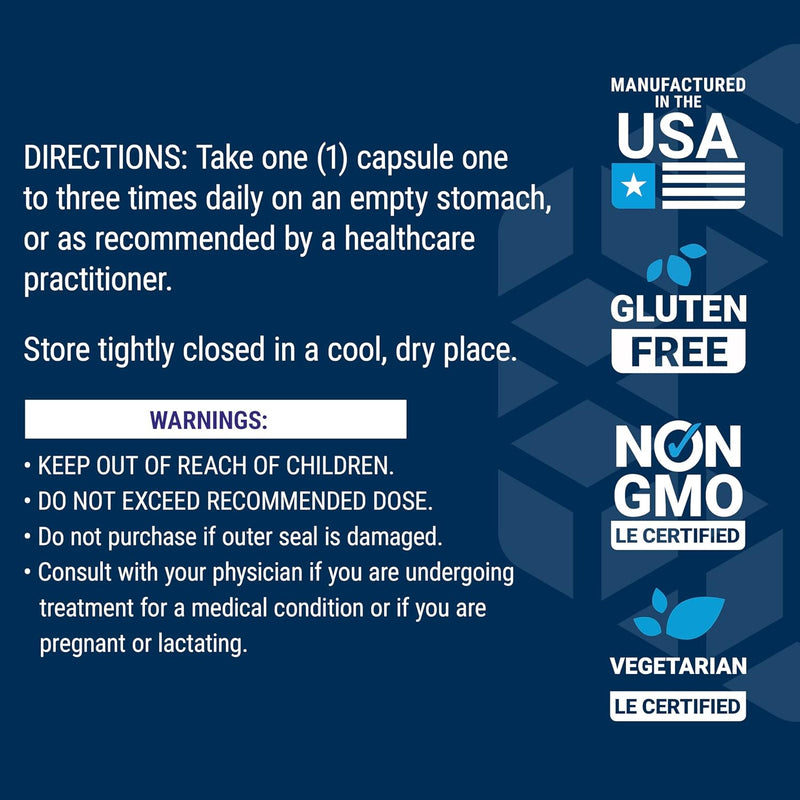 L-lysine 620 Mg – Life Extension (100 Cápsulas Vegetarianas)