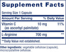 L-arginina 700 Mg – Life Extension (200 Cápsulas Vegetarianas)