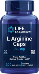 L-arginina 700 Mg – Life Extension (200 Cápsulas Vegetarianas)