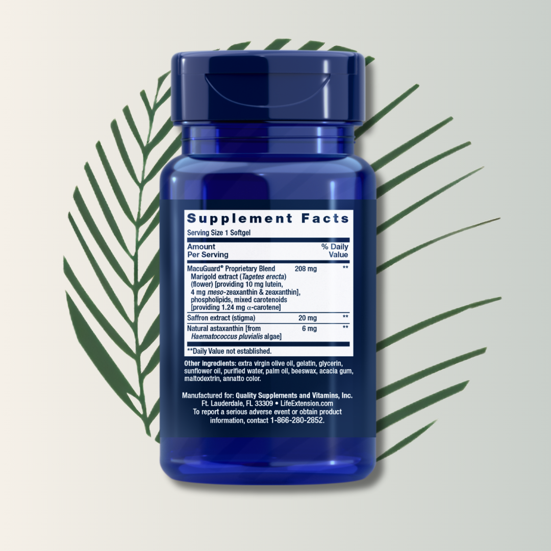 MACUGUARD OCULAR SUPPORT ASTAXANTHIN 60 SOFTGEL