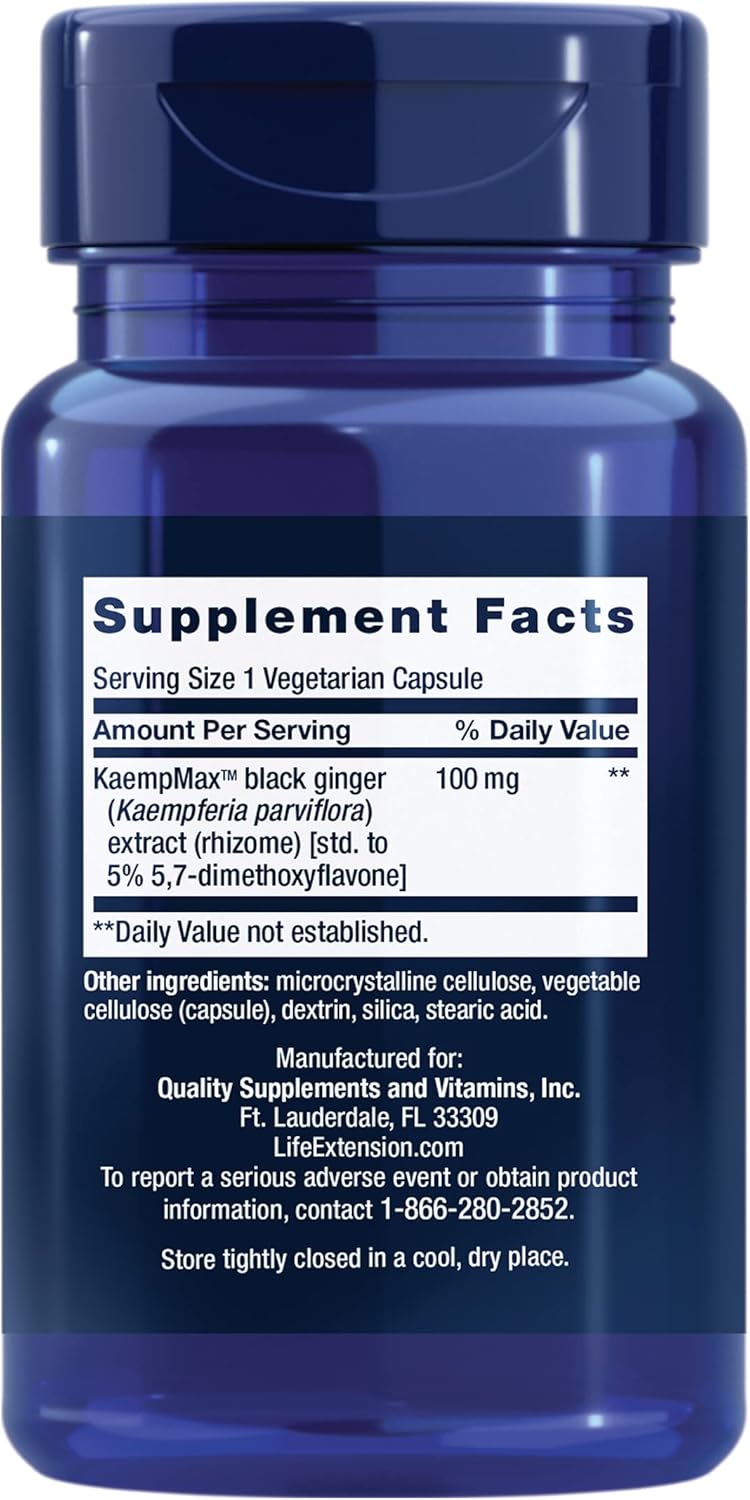 Male Vascular Sexual Support 30 vegetarian capsules