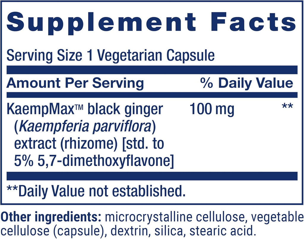Male Vascular Sexual Support 30 vegetarian capsules