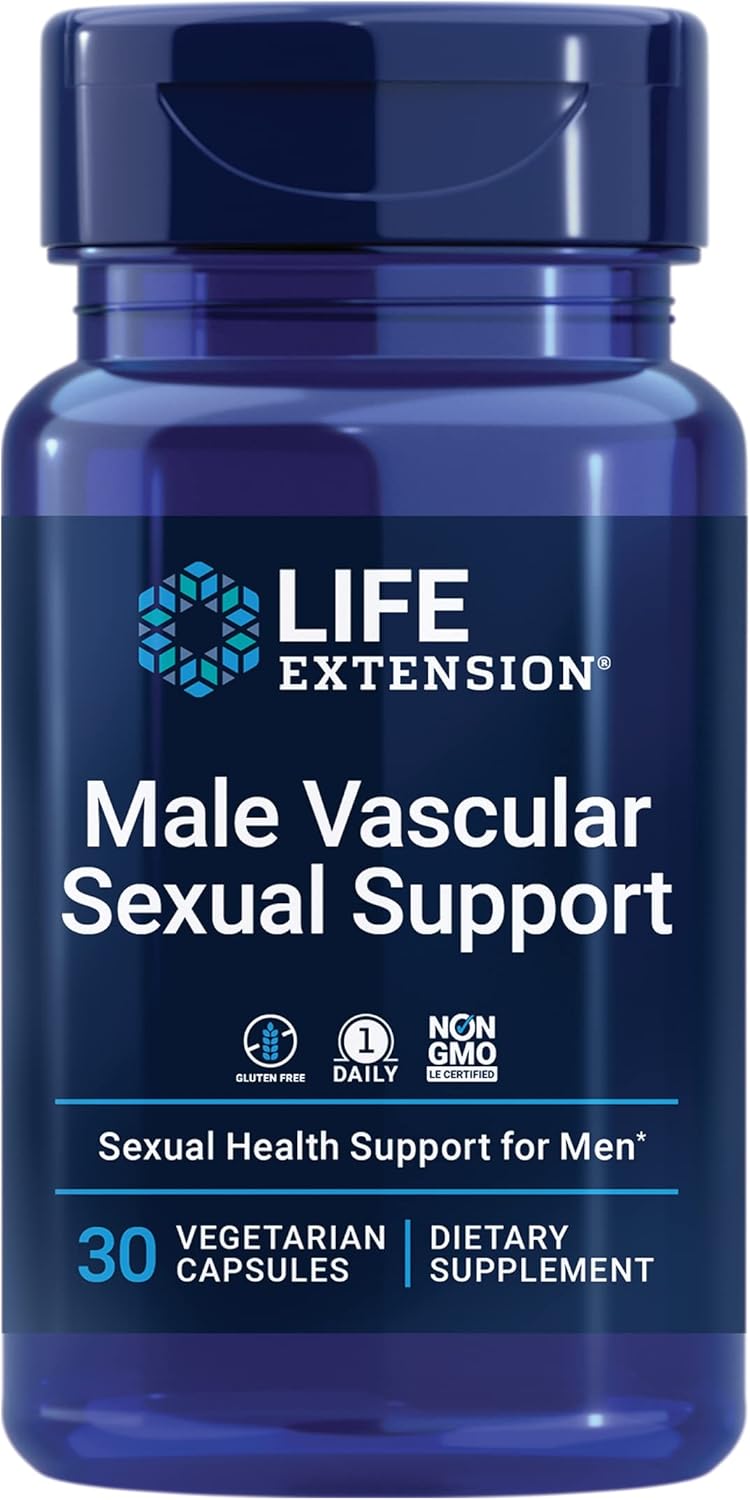 Male Vascular Sexual Support 30 vegetarian capsules