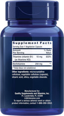 Mega Benfotiamine 250 mg, 120 vegetarian capsules LIFE EXTENSION