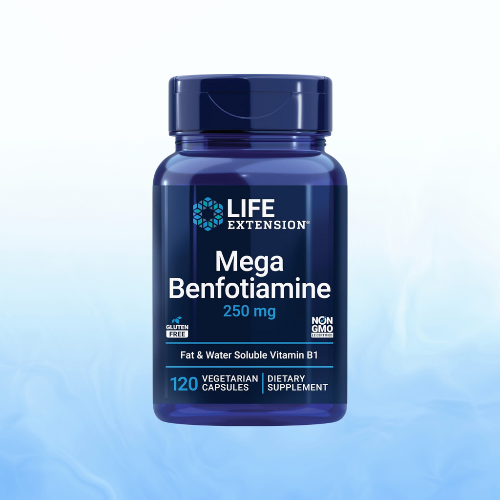 Mega Benfotiamine 250 mg, 120 vegetarian capsules LIFE EXTENSION