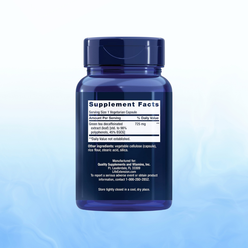 Mega Green Tea Extract 100 Caps | Life Extension