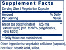 Mega Green Tea Extract 100 Caps | Life Extension