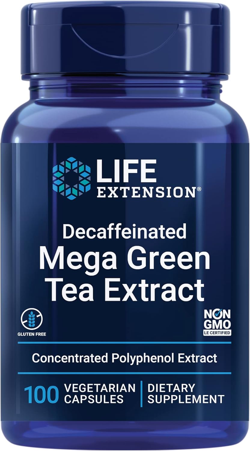 Mega Green Tea Extract 100 Caps | Life Extension