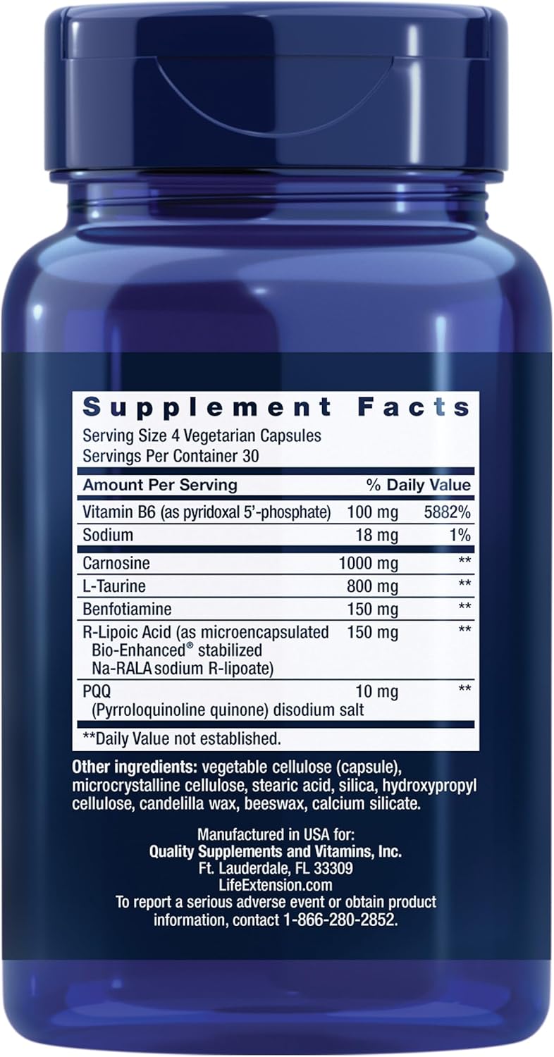 Mitochondrial Energy Optimizer With PQQ – Life Extension (120 Cápsulas)