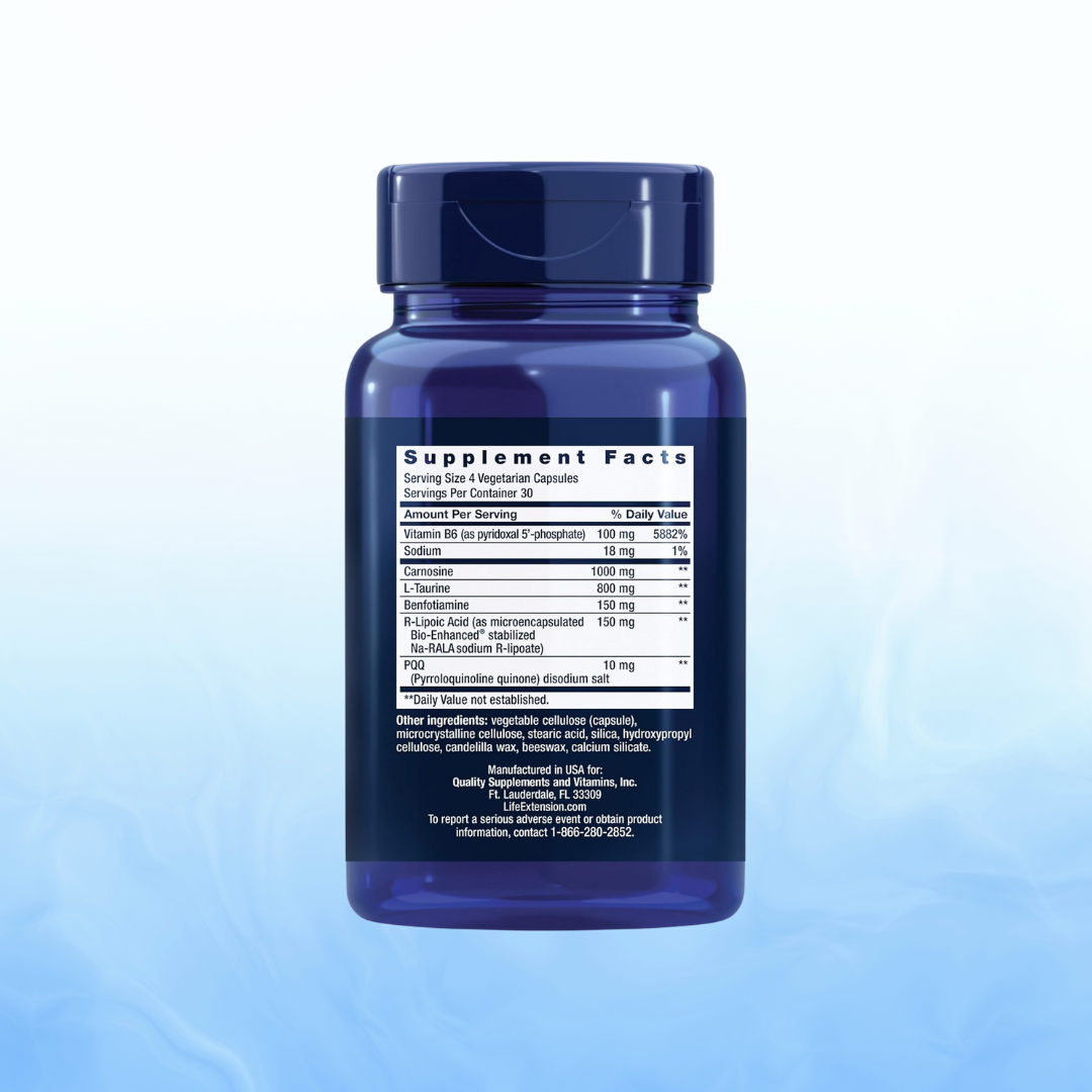 Mitochondrial Energy Optimizer With PQQ – Life Extension (120 Cápsulas)