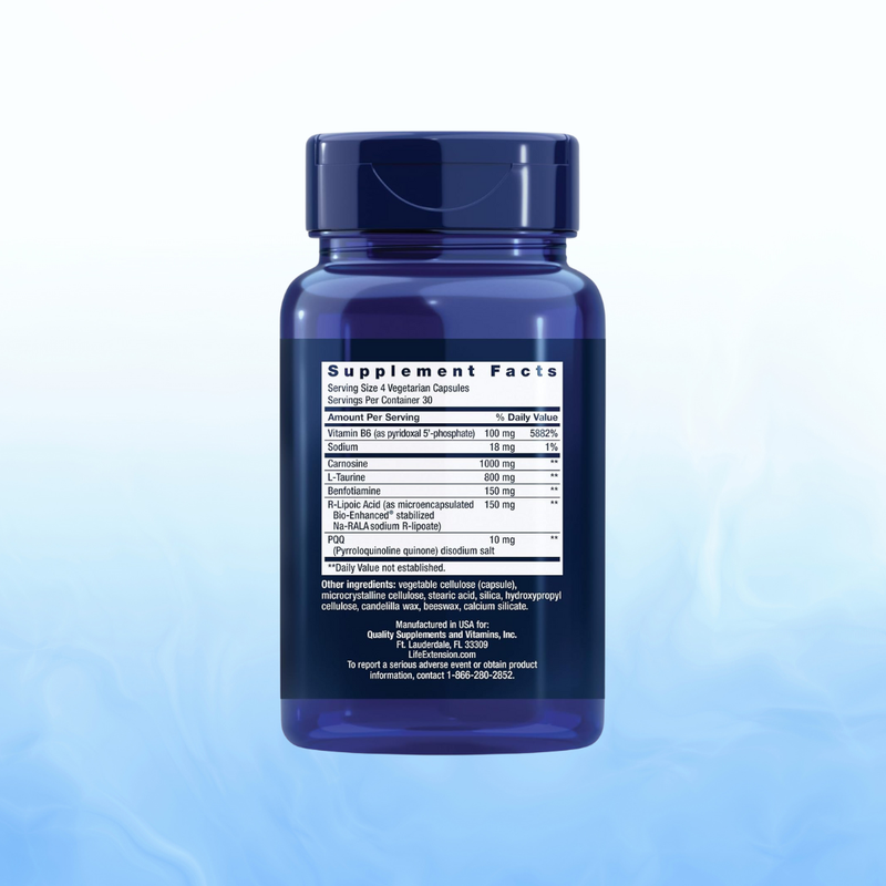 Mitochondrial Energy Optimizer With PQQ – Life Extension (120 Cápsulas)