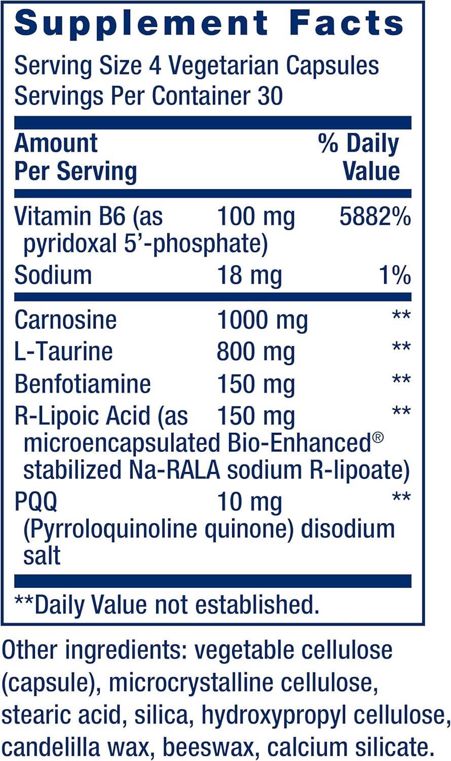 Mitochondrial Energy Optimizer With PQQ – Life Extension (120 Cápsulas)
