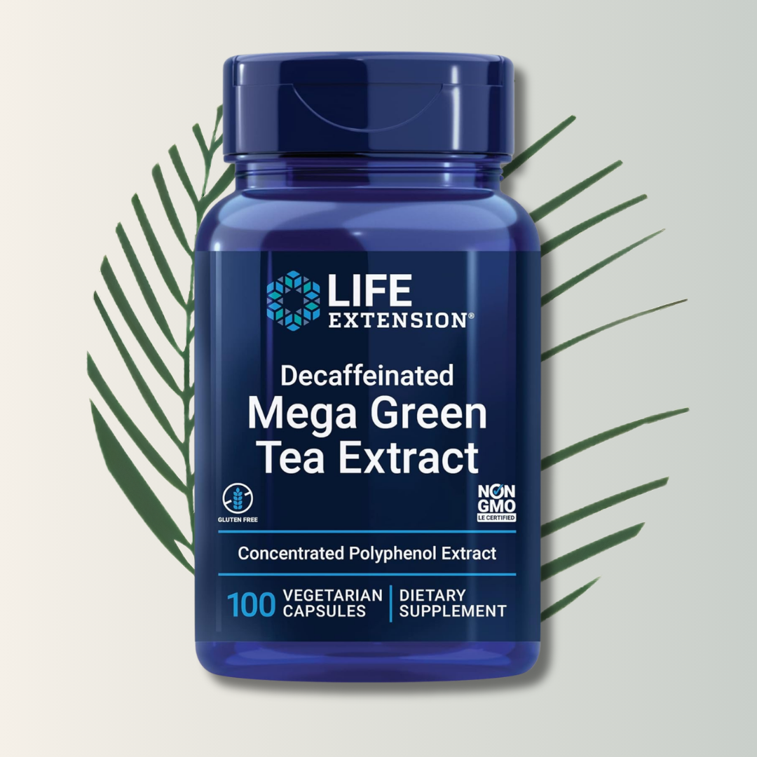 Mega Green Tea Extract 100 Caps | Life Extension