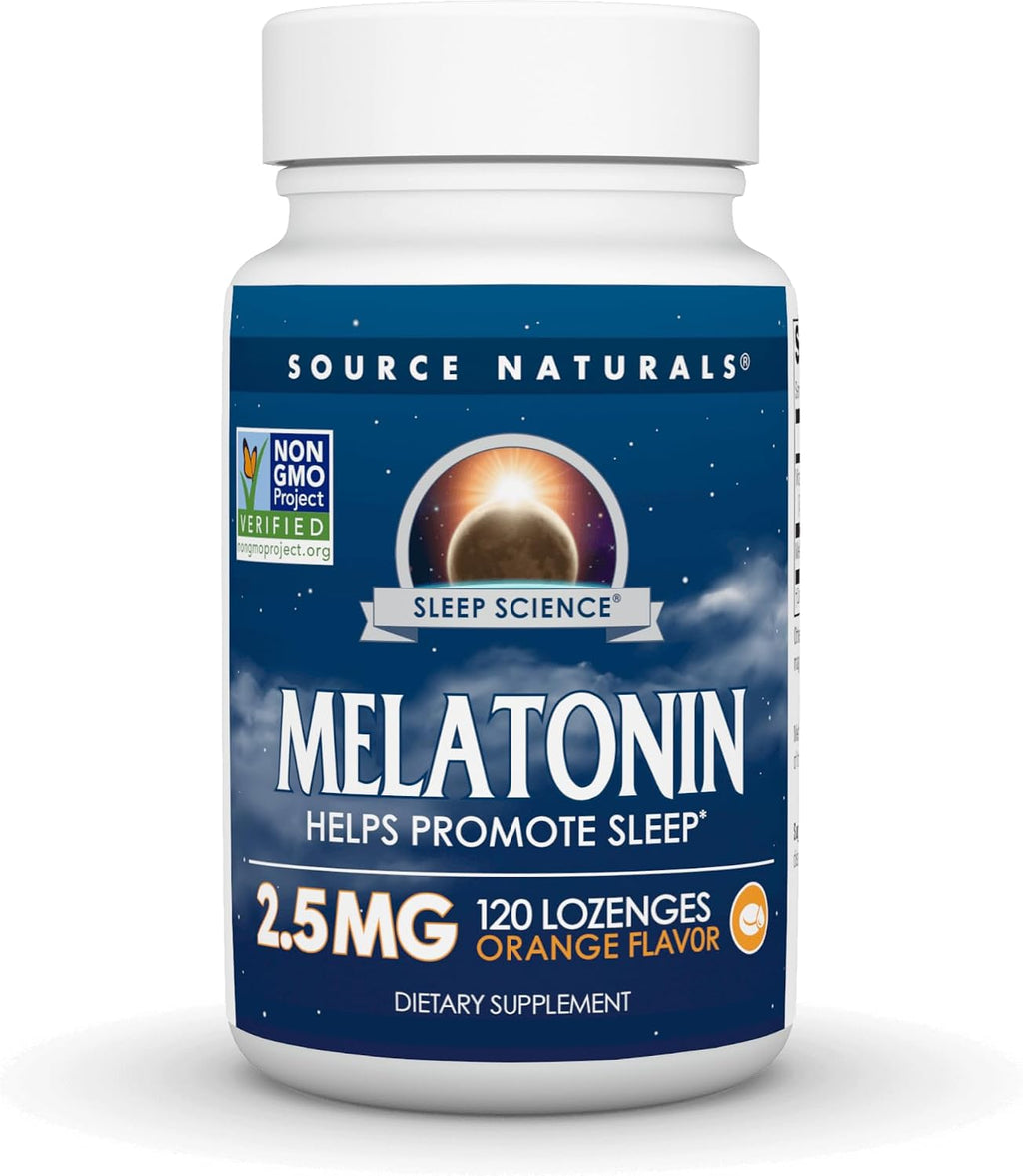 Melatonina 2.5mg Sublingual Source Naturals - 120 Tabletas | Descanso Natural | bhorganic