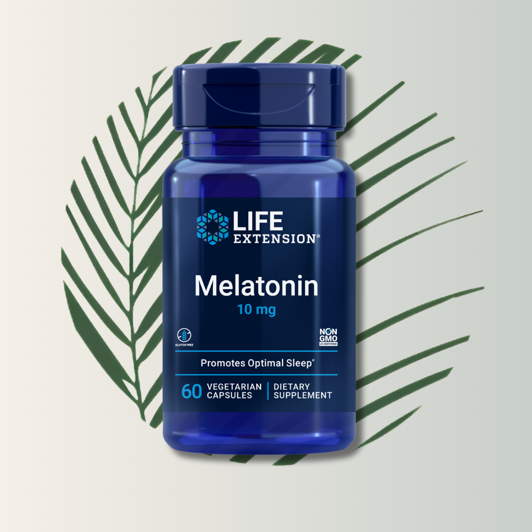 Melatonina 10 Mg, 60 Cáps | Life Extension