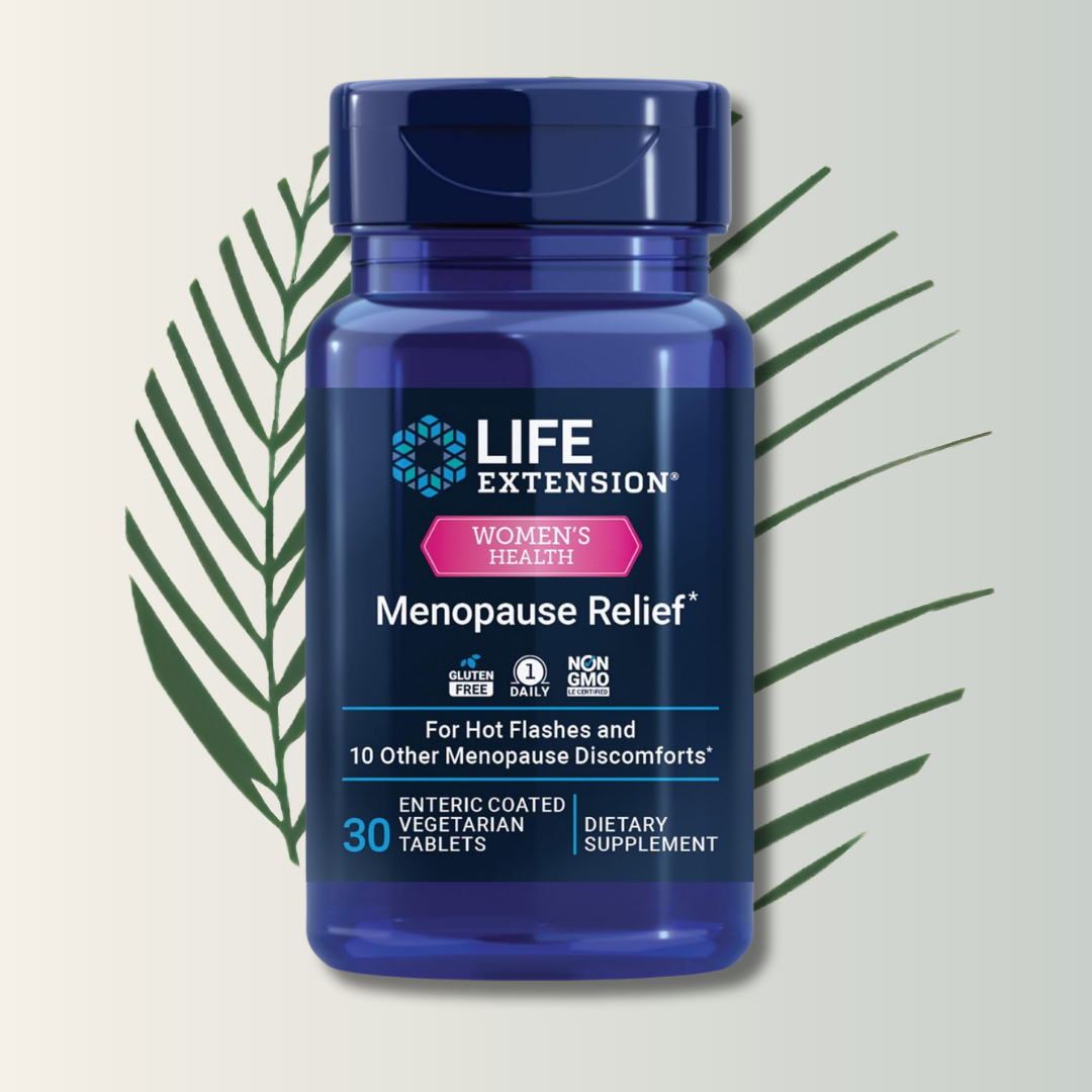 Menopause Relief Life Extension - 30 Tabletas | Bienestar Femenino | Transición Natural | bhorganic
