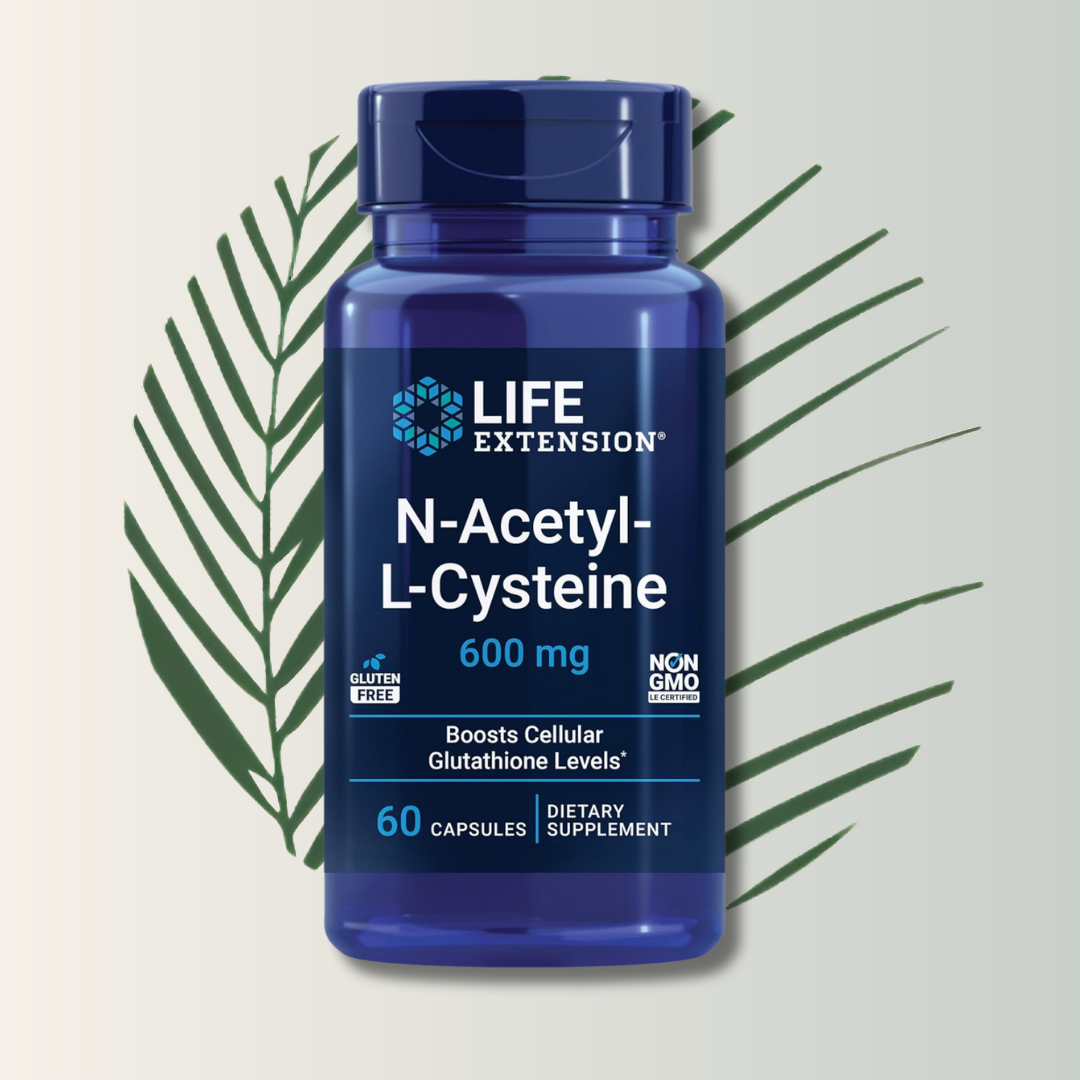 N-acetil-l-cisteína 600 Mg 60 Cáps | Life Extension