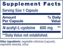 N-acetil-l-cisteína 600 Mg 60 Cáps | Life Extension