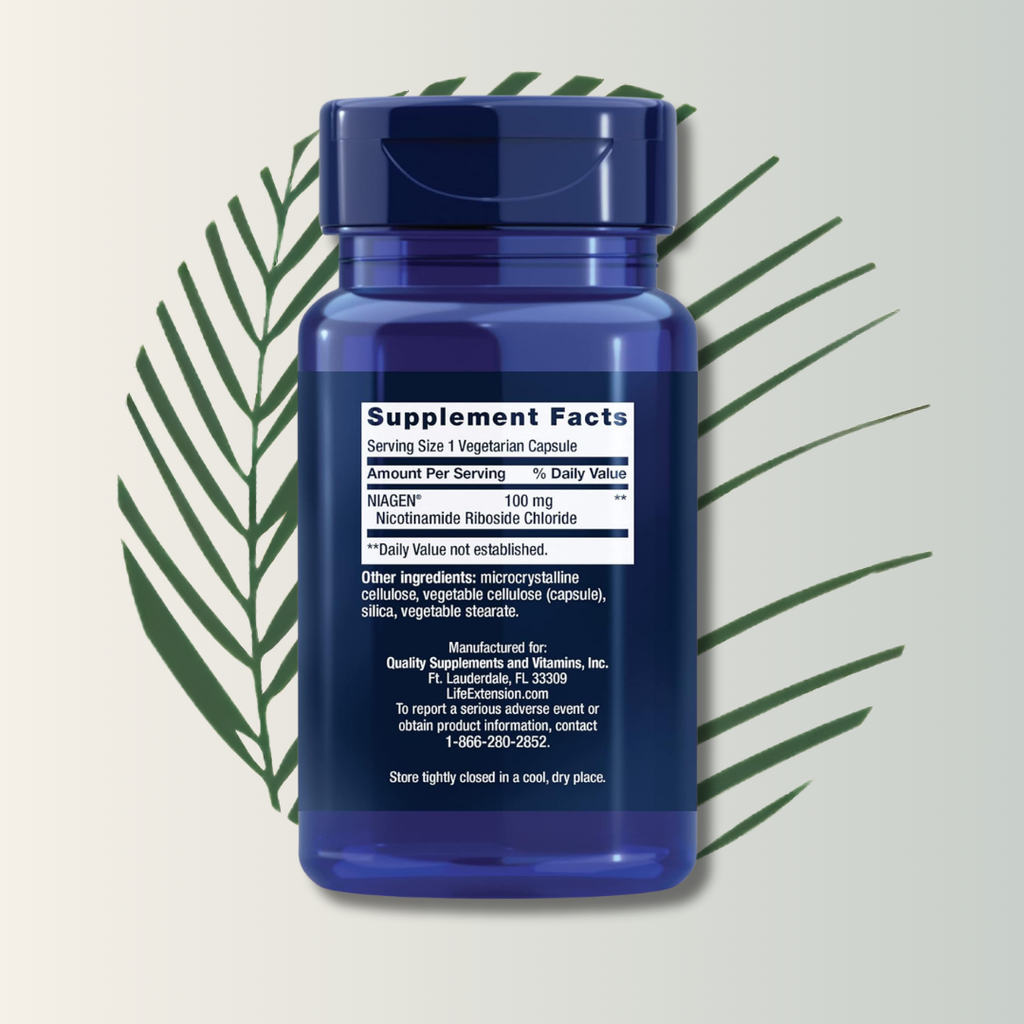 NAD+ Cell Regenerador 100 MG 30 Caps | Life Extension