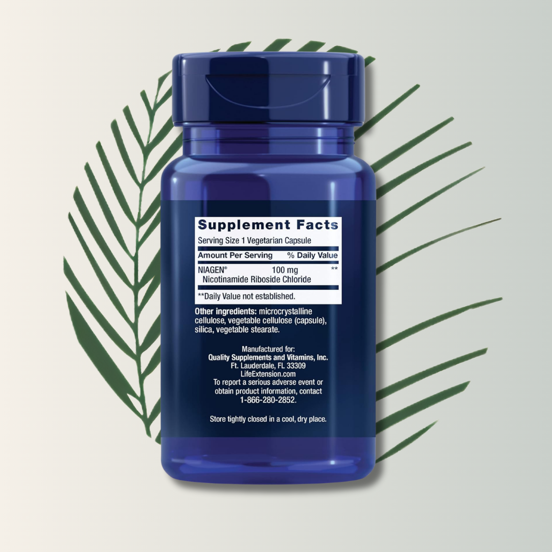 NAD+ Cell Regenerador 100 MG 30 Caps | Life Extension