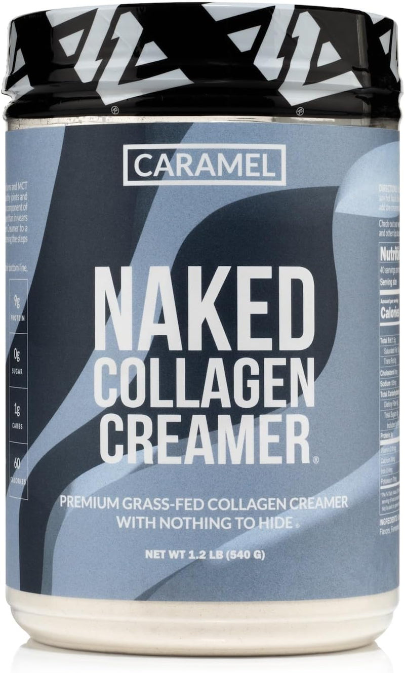 Naked Collagen Creamer Caramelo 540g - 40 Porciones | Con MCT | Sabor Natural | bhorganic
