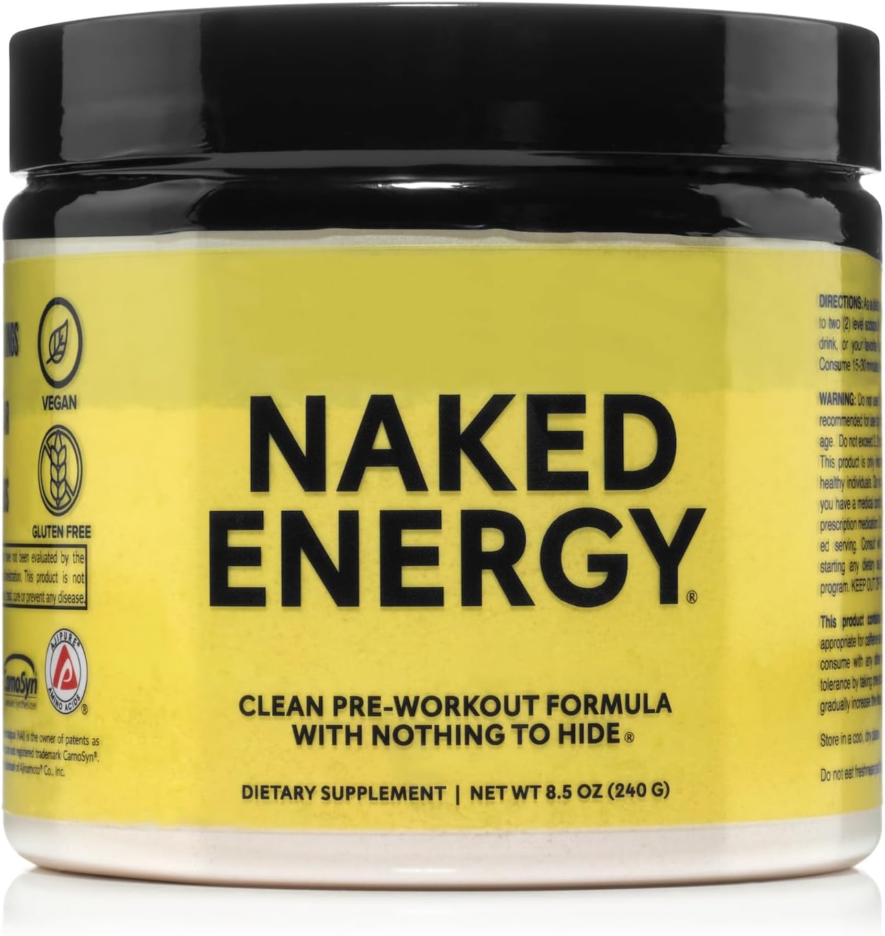 Naked Energy Pre-Workout 240g 50 Porciones